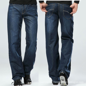 Fashion Men′s Jogger Loose Blue Washed Jeans